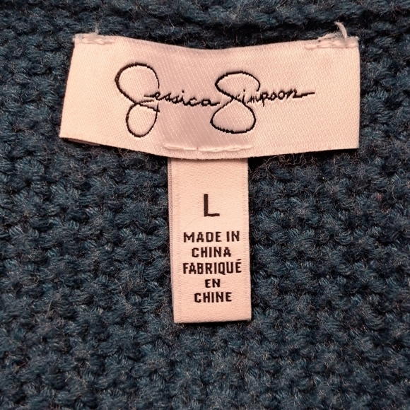 Jessica Simpson Dark Green Knit Sweater - Picture 4 of 7